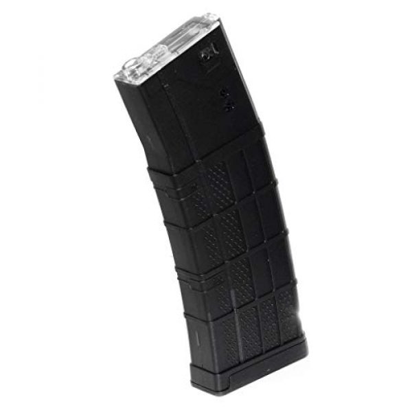 Airsoft Gang Airsoft Gun Magazine 1 Airsoft Parts CYMA 140rd Long Type Plastic Waffle Mag Mid-Cap Magazine for CYMA, APS, D-Boys, JG, Golden Eagle, E&C, G&P, ICS, Classic Army, Tokyo Marui M4 M16 Series AEG Black