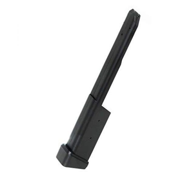 Airsoft Gang Airsoft Gun Magazine 2 Airsoft Parts CYMA 2pcs Pack 100rd Long Magazine for 18C CM030 CM122 CM123 CM127 AEP AEG Black