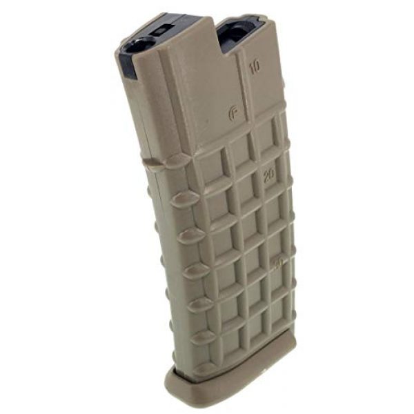 SportPro Airsoft Gun Magazine 3 SportPro 300 Round Polymer Waffle High Capacity Magazine for AEG AUG Airsoft - Dark Earth