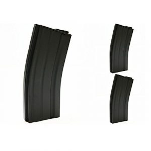 Airsoft Shopping Mall Airsoft Gun Magazine 1 Airsoft Shooting Gear 3pcs Pack E&C 160rd Mid-Cap Magazine for M-Series AEG Black