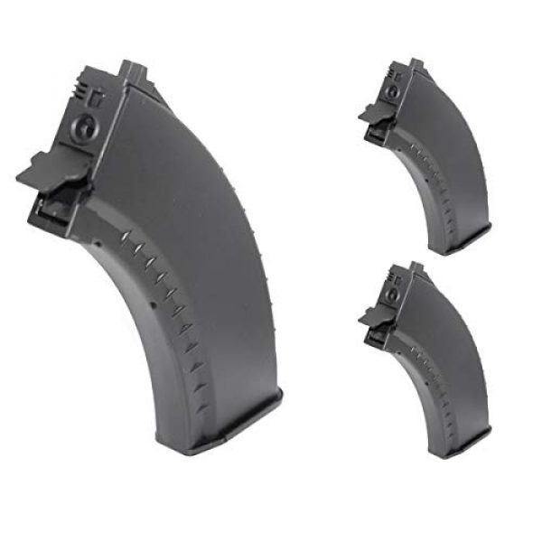 Airsoft Shopping Mall Airsoft Gun Magazine 1 Airsoft Shooting Gear CYMA 3pcs 550rd Hi-Cap Magazine for CYMA Tokyo Marui Jing Gong JG Classic Army ICS AK Series AEG Black
