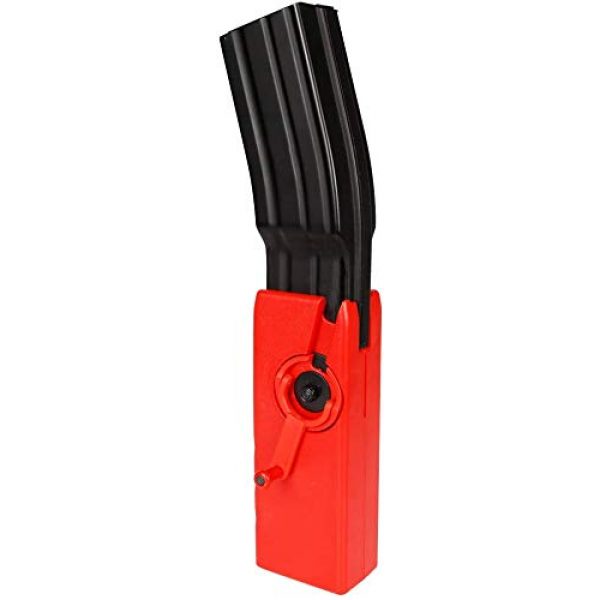 Airsoft Airsoft Gun Magazine 7 Airsoft Paintball Tactical Plastic BB Bullet Speed Loader, M4 Hand Hunting Magazine Fast Loader-6mm 1000 Rounds