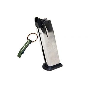 WE Airsoft Gun Magazine 1 WE 26rds Gas Airsoft Magazine XDM GBB Series Black -Mobile Ring Included