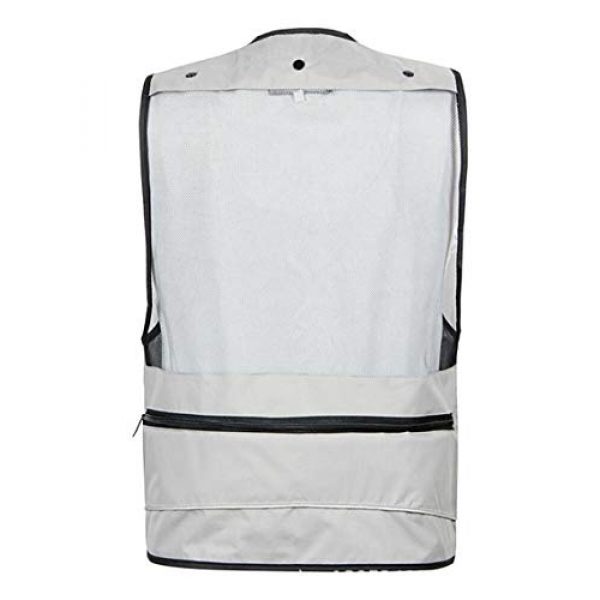 DAFREW Airsoft Tactical Vest 2 DAFREW Men's Vest Quick-Drying mesh Breathable Vest Multi-Pocket Vest Outdoor Leisure Photography Vest (Color : Black2, Size : M)