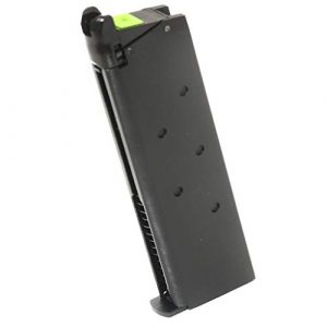 Generica Airsoft Gun Magazine 1 Generica Airsoft Spare Parts APS 25rd Mag Military Style Turbo Magazine for Tokyo Marui 1911 APS Marcux Crxius GBB Pistol