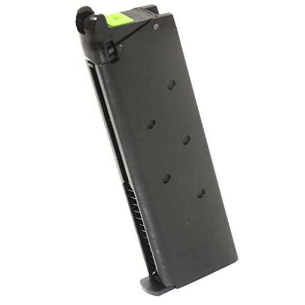 Generica Airsoft Gun Magazine 1 Generica Airsoft Spare Parts APS 25rd Mag Military Style Turbo Magazine for Tokyo Marui 1911 APS Marcux Crxius GBB Pistol