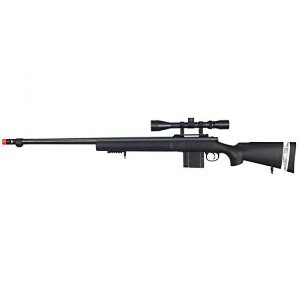 Well Airsoft Rifle 1 Well MB4405 Airsoft Sniper Rifle W/Scope - Black