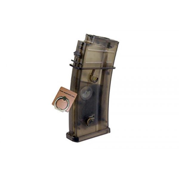 CYMA Airsoft Gun Magazine 2 CYMA 420rd Flash Wire-Winding Magazine for G36 G36C G36KV Series Airsoft AEG -Mobile Ring Included