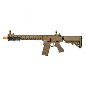 Lancer Tactical Airsoft Rifle 1 Lancer Tactical 12" KeyMod Rail with Picatinny Carbine AEG Airsoft Rifle Tan 395 FPS