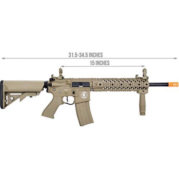 Lancer Tactical Airsoft Rifle 2 Lancer Tactical LT-12 ProLine Series M4 EVO Airsoft AEG Rifle Low FPS TAN