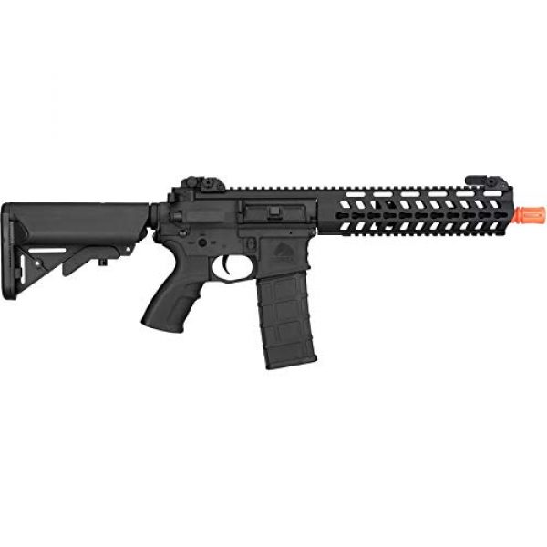 Lancer Tactical Airsoft Rifle 2 Lancer Tactical 10.5" Rapid Deployment Carbine M4 RDC Airsoft AEG Rifle Low Speed Black