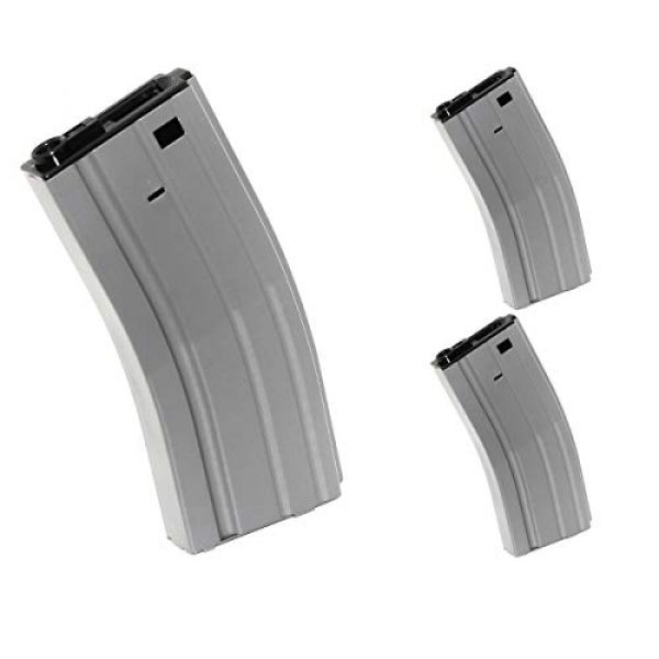 Airsoft Shopping Mall Airsoft Gun Magazine 1 Airsoft Shooting Gear CYMA 3pcs 350rd Hi-Cap Mag Magazine for D-Boys Classic Army WE SRC JG E&C CYMA Tokyo Marui M4 M16 Series AEG Grey