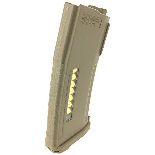 SportPro Airsoft Gun Magazine 5 SportPro 150 Round PTS EPM Polymer Medium Capacity Magazine for AEG M4 M16 Airsoft - Dark Earth