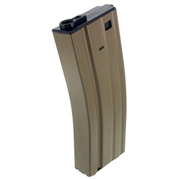 SportPro Airsoft Gun Magazine 3 SportPro 140 Round Metal Medium Capacity Magazine for AEG M4 M16 Airsoft - Dark Earth
