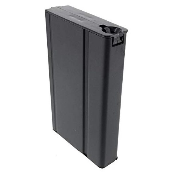 SportPro Airsoft Gun Magazine 2 SportPro 180 Round Metal Medium Capacity Magazine for AEG M14 Airsoft - Black