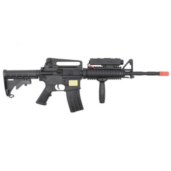 P-Force Airsoft Rifle 3 PForce M4 Full Metal Semi and Full Auto Electric AEG Airsoft Rifle