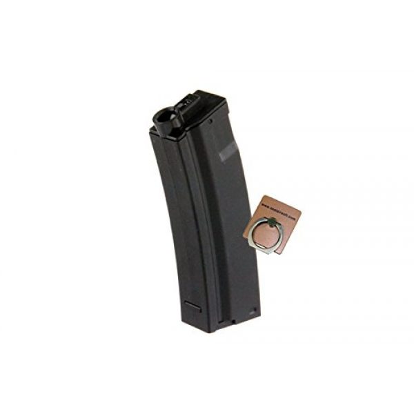 CYMA Airsoft Gun Magazine 2 CYMA 65rds Mid-Cap Magazine for MP5 MP5K Marui Classic Army G&G Airsoft AEG X 3pcs -Mobile Ring Included
