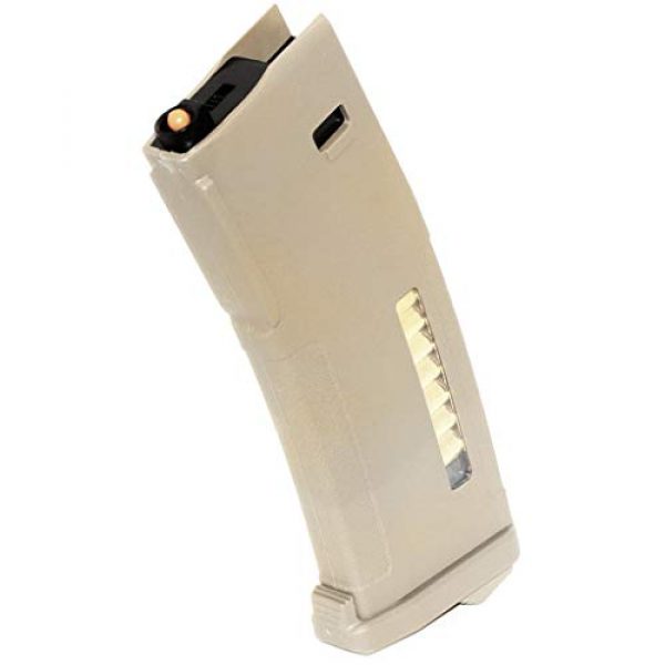 Generica Airsoft Gun Magazine 1 Airsoft Spare Parts PTS 30/120rd Mag EPM Magazine for Tokyo Marui Recoil Shock Next Generation M4 Scar 416D AEG Dark Earth DE