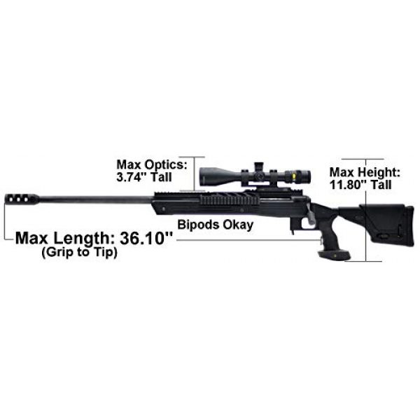 Case Club Rifle Case 5 Case Club Precision Rifle Pre-Cut Waterproof Case with Accessory Box & Silica Gel to Help Prevent Gun Rust (Gen 2)
