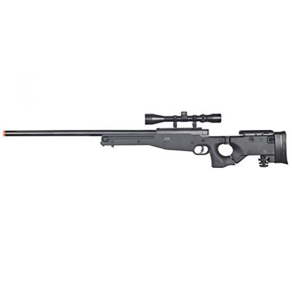 Well Airsoft Rifle 1 Well MB08 Airsoft Sniper Rifle W/Scope - Black