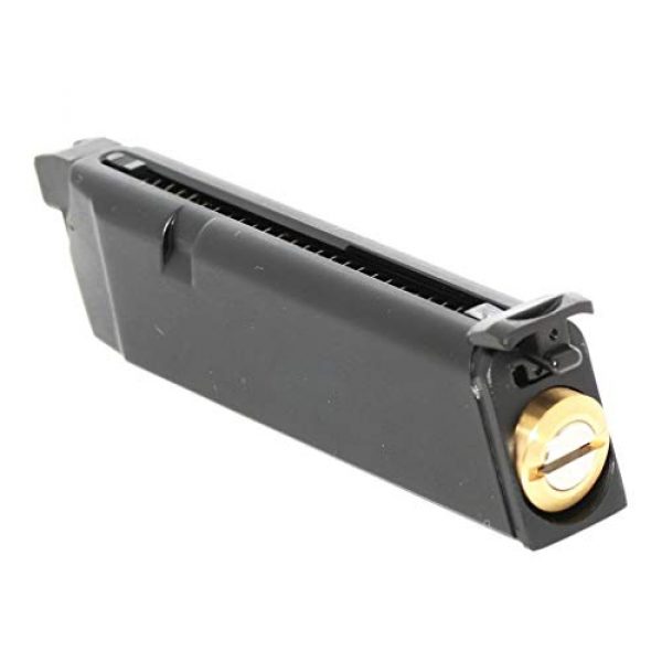 Generica Airsoft Gun Magazine 2 Generica Airsoft Spare Parts APS 3pcs 23rd Dual Power CO2 Magazine for ACP601 ACP606 A-Cap Z1-Cap Black Hornet Dragonfly Scorpion Shark Spyder X1-Cap/Tokyo Marui/WE/Armorer Works Black