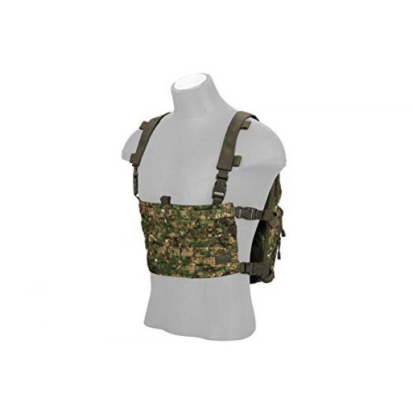Lancer Tactical Airsoft Tactical Vest 3 Lancer Tactical 1000D Nylon QD Chest Rig and Backpack Combo (GREENZONE)