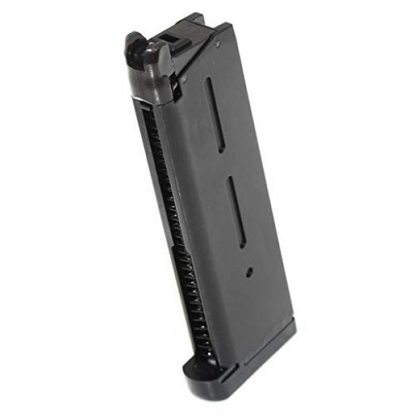 Airsoft Gang Airsoft Gun Magazine 1 Airsoft Parts Army 27rd Mag Magazine for R26 1911 GBB Pistol Black