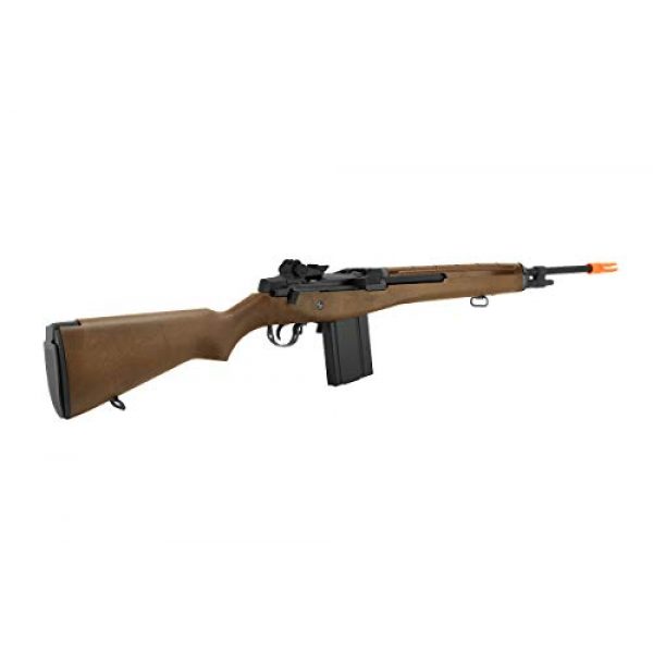 Lancer Tactical Airsoft Rifle 4 Lancer Tactical WE Full Metal M14 Gas Blowback Airsoft Sniper Rifle Imitation Wood 400 FPS