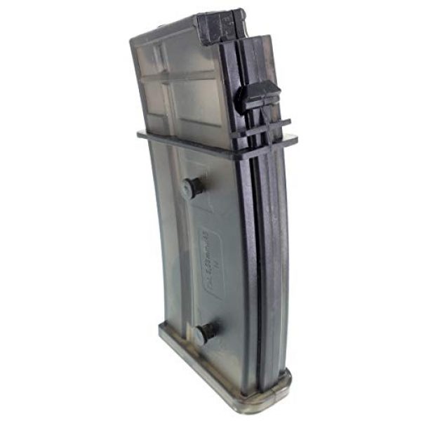 SportPro Airsoft Gun Magazine 4 SportPro Jing Gong 420 Round Flash Polymer High Capacity Flash Magazine for AEG G36 Airsoft - Black