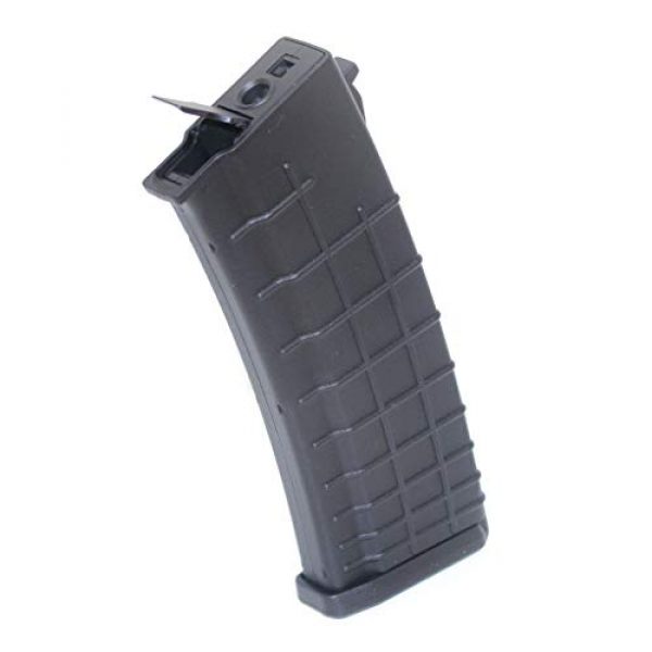 Generica Airsoft Gun Magazine 1 Airsoft Spare Parts CYMA 450rd Hi-Cap Waffle Magazine for AK-Series AEG Black