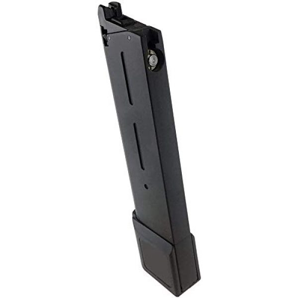 SportPro Airsoft Gun Magazine 3 SportPro Army 40 Round Metal Gas Magazine for GBB MEU 1911 Airsoft - Black