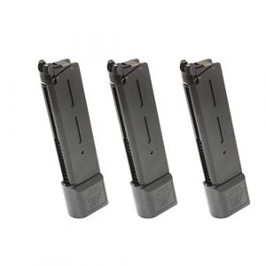 Generica Airsoft Gun Magazine 1 Generica Airsoft Spare Parts Army 3pcs 26rd Extended Long Mag Gas Magazine for M1911 R28 GBB
