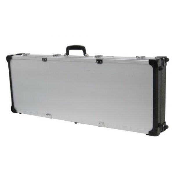 T.Z. Case International Rifle Case 1 T.Z. Case International TZM0043 SD 43 1/2 x 16 x 5-Inch Tactical Rifle Case with Wheels, Silver Dot Finish