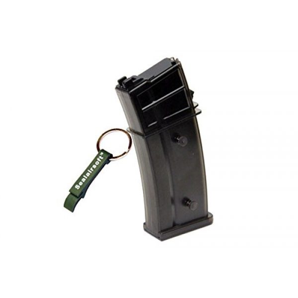 WE Airsoft Gun Magazine 1 WE 30rds Airsoft Toy Gas Magazine For G39 999 G39C Series GBB Olive Drab -Mobile Ring Included