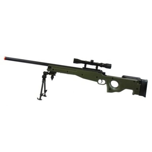 BBTac Airsoft Rifle 4 BBTac BT-96 Bolt Action Sniper Rifle w/ 3-9x Scope and Bipod - OD GREEN
