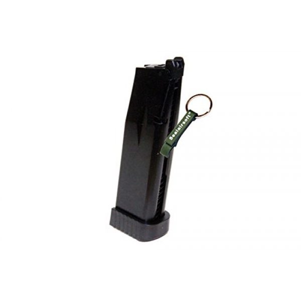 KJW Airsoft Gun Magazine 1 KJ Works 31rds Airsoft Metal 6mm CO2 Magazine For KP06 Hi-Capa GBB -Mobile Ring Included