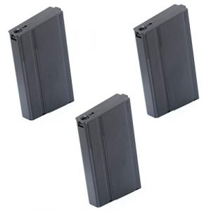 Generica Airsoft Gun Magazine 1 Airsoft Spare Parts CYMA 3pcs 180rd Mid-Cap Mag Magazine for CYMA Tokyo Marui M14 Series AEG Black