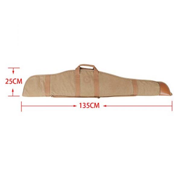 TOURBON Rifle Case 2 TOURBON 52 inch Scoped Rifle Slip Case Tactical Shotgun Gun Storage Bag