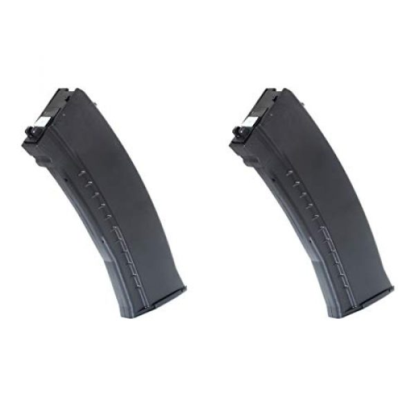 Airsoft Shopping Mall Airsoft Gun Magazine 1 Airsoft Shooting Gear 2pcs 40rd Mag High-Flow Output Valve CO2 Magazine for Well WE G74A AK74 GBB Rifle