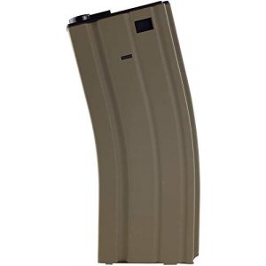 SportPro Airsoft Gun Magazine 1 SportPro Jing Gong 300 Round Metal High Capacity Magazine for AEG M4 M16 Airsoft - Tan