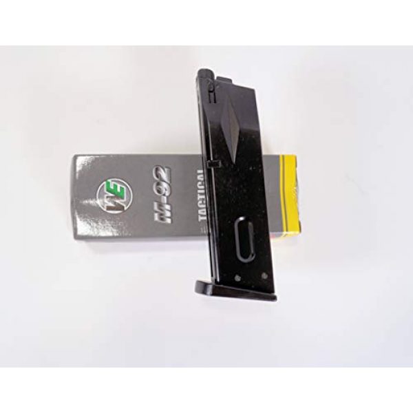 WE Airsoft Gun Magazine 1 WE 25 Round Gas Magazine for M92 BK Series Gas Blow Back