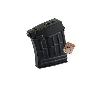 CYMA Airsoft Gun Magazine 2 CYMA 120rds SVD Magazine for Airsoft AEG Real Sword (RS) and S&T X 3PCS -Mobile Ring Included