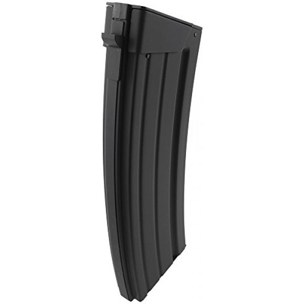 SportPro Airsoft Gun Magazine 5 SportPro 110 Round Metal Medium Capacity Magazine for AEG Galil SAR Airsoft - Black