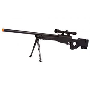 UTG Airsoft Rifle 1 UTG Type 96 Black Airsoft Sniper Rifle with Scope Airsoft Gun