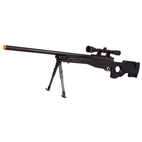 UTG Airsoft Rifle 1 UTG Type 96 Black Airsoft Sniper Rifle with Scope Airsoft Gun