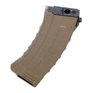 Generic Airsoft Gun Magazine 1 Airsoft Spare Parts CYMA 500rd Polymer Hi-Cap Magazine for CYMA APS D-Boys ICS JG G&P Tokyo Marui AK Series AEG Dark Earth Tan