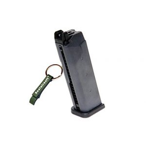 WE Airsoft Gun Magazine 1 WE 25rd Lightweight IPSC Sport Type Magazine G17 G18C G19 G26 G27 G34 G35 -Mobile Ring Included