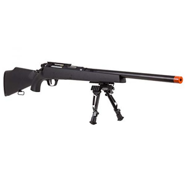 TSD Airsoft Rifle 2 TSD UHC Super X9 Double Bolt Airsoft Rifle, Black Box Mag Airsoft Gun (No Scope)