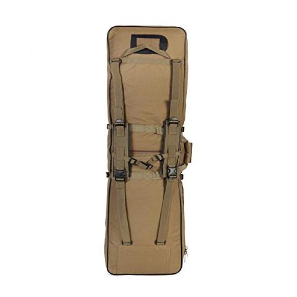 Fouos Rifle Case 3 Fouos Tactical Rifle Case Military Rifle Storage Case M4 Gun Bag Pistol Airsoft Backpack for Hunting Tan 31'', 37'', 47''Inch Sizes
