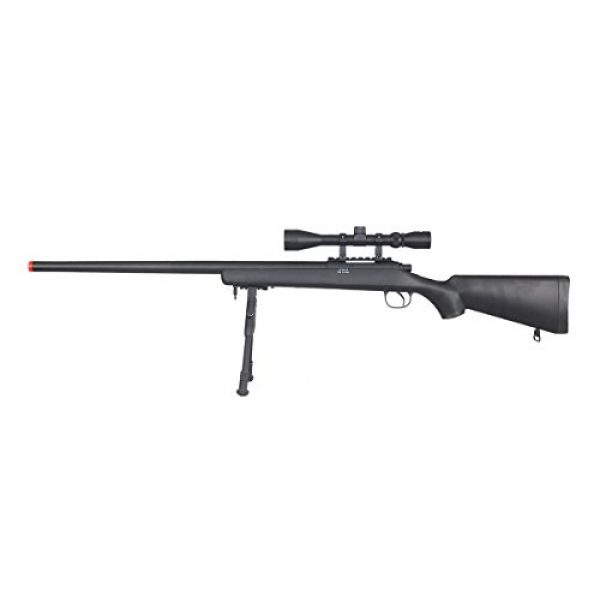 Well Airsoft Rifle 1 Well VSR-10 Bolt Action Airsoft Rifle w/Scope And Bipod (Black/Long)